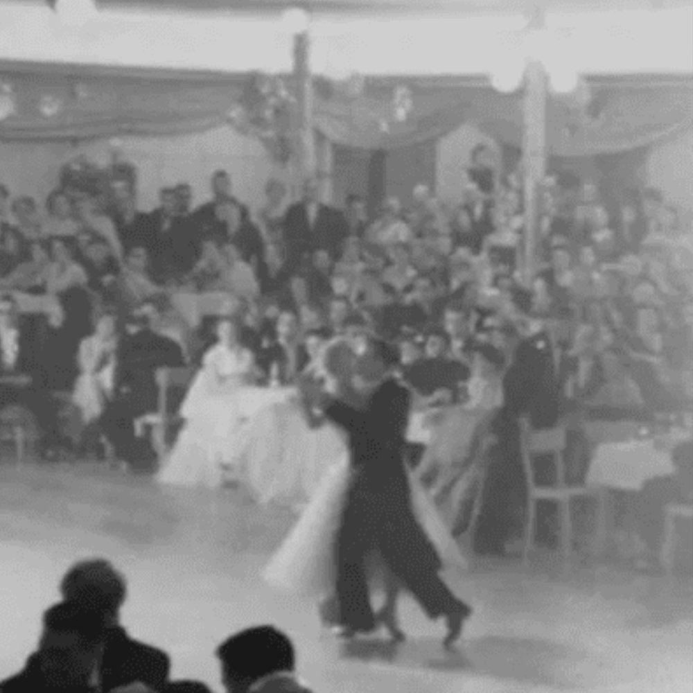 Altes Bild von einem Tanzball unserer Tanzschule.